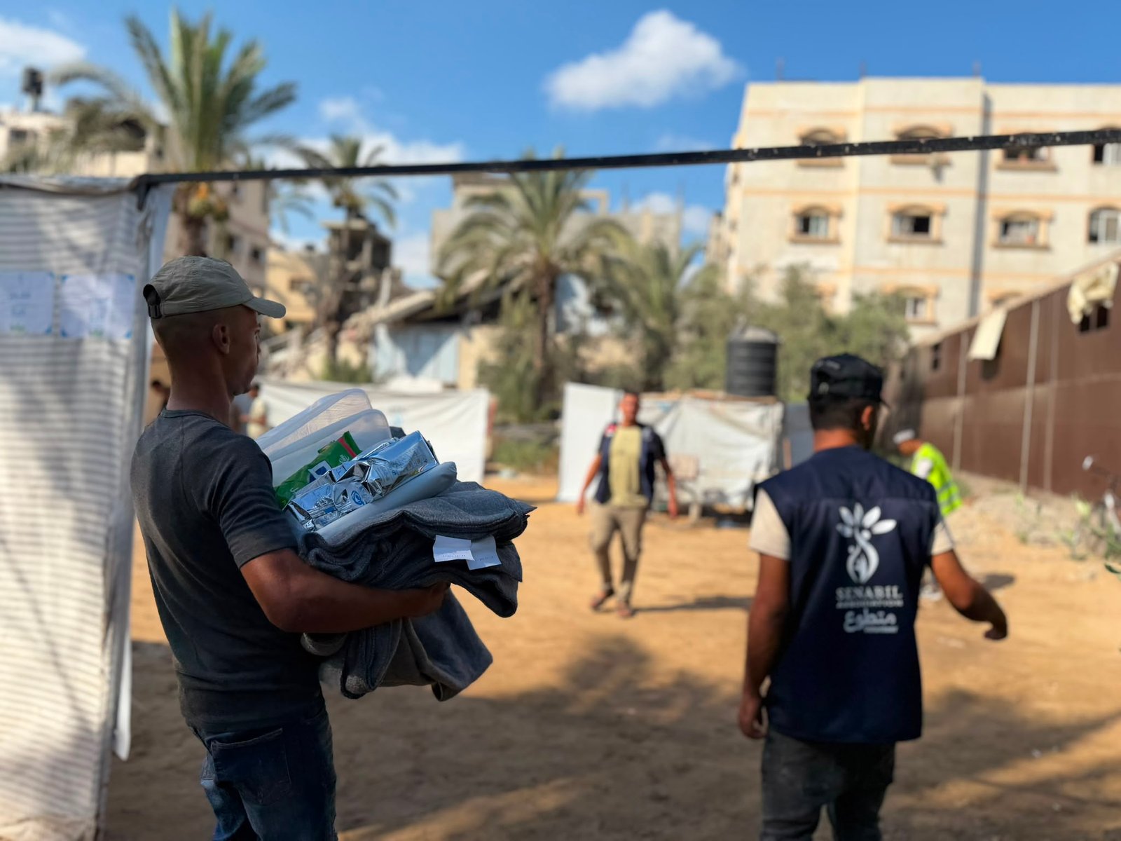 Senabil Association Continues Relief Distribution for Vulnerable Families in the Central Area Funded by UNICEF