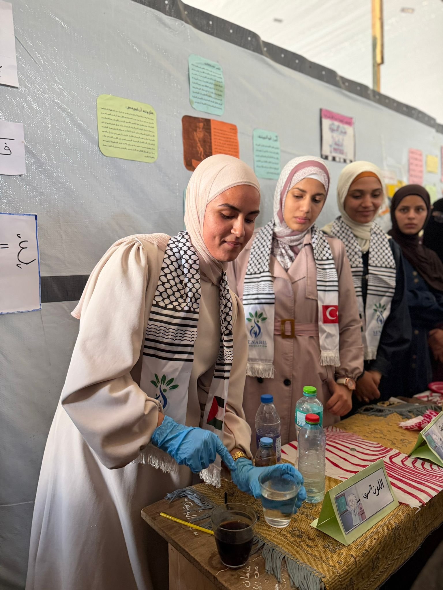 افتتاح معرض العلوم في مدرسة السنابل برعاية وزارة التربية والتعليم ومنظمة اليونيسف
