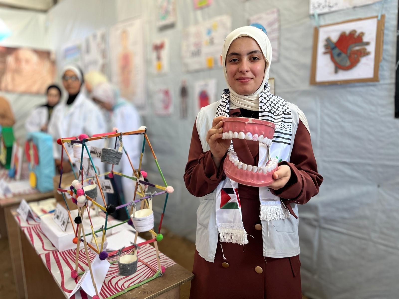 افتتاح معرض العلوم في مدرسة السنابل برعاية وزارة التربية والتعليم ومنظمة اليونيسف