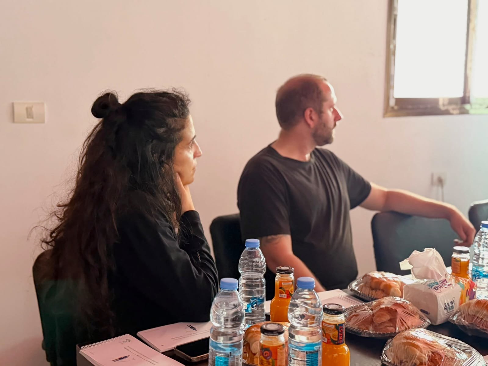 Senabil Association for Youth and Development receives a delegation from the Site Management Cluster to enhance cooperation and unify efforts.