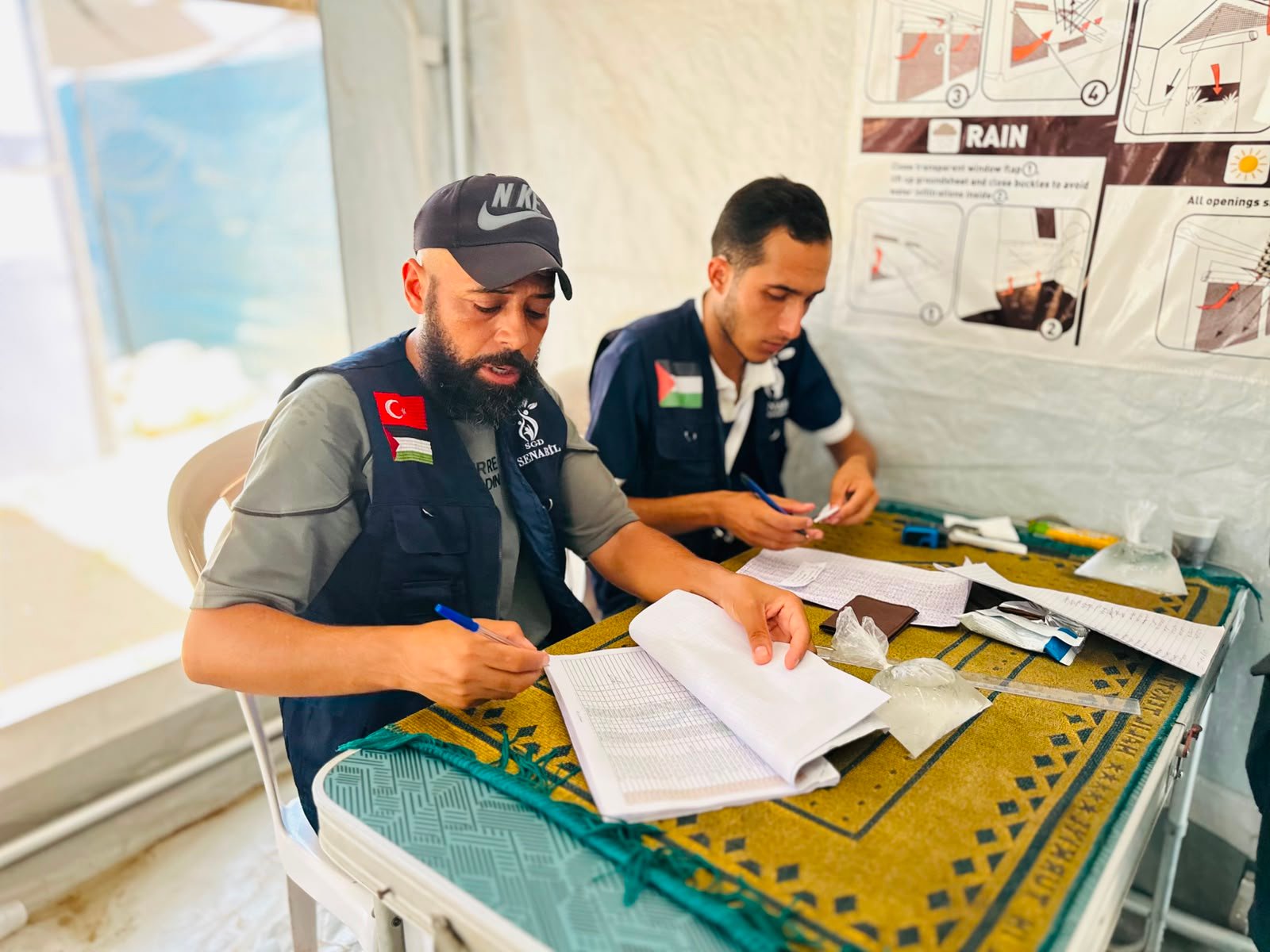 Funded by UNICEF, Senabil Association for Youth and Development Continues Implementing the Shelter Assistance Distribution Project in Khan Younis