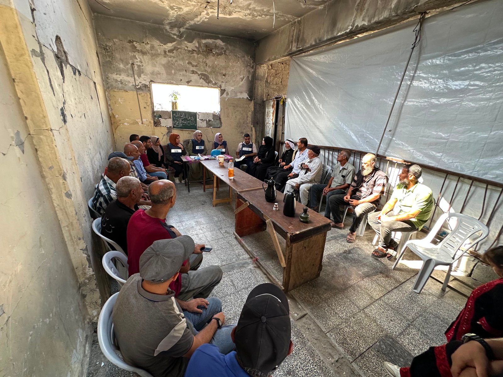UNICEF and Senabil Delegation Visits Marginalized Areas in Eastern Gaza to Oversee Shelter Assistance Distribution