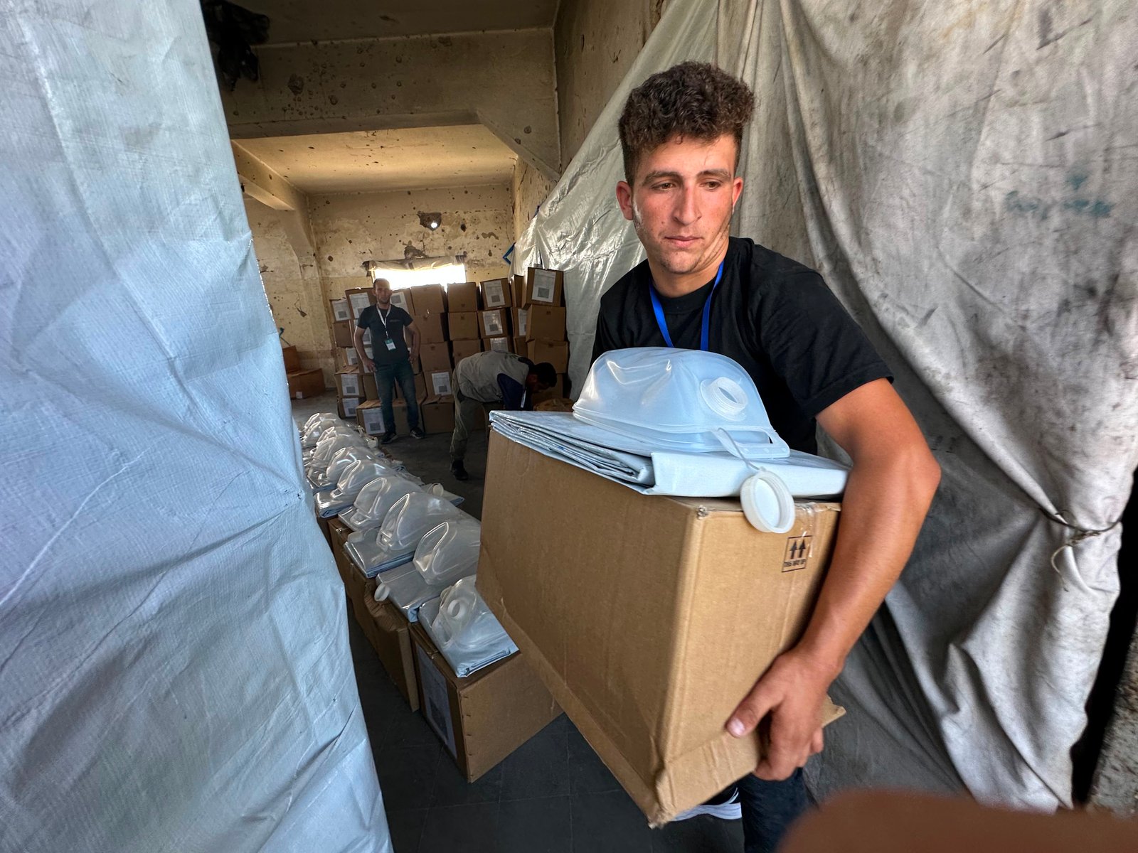 UNICEF and Senabil Delegation Visits Marginalized Areas in Eastern Gaza to Oversee Shelter Assistance Distribution