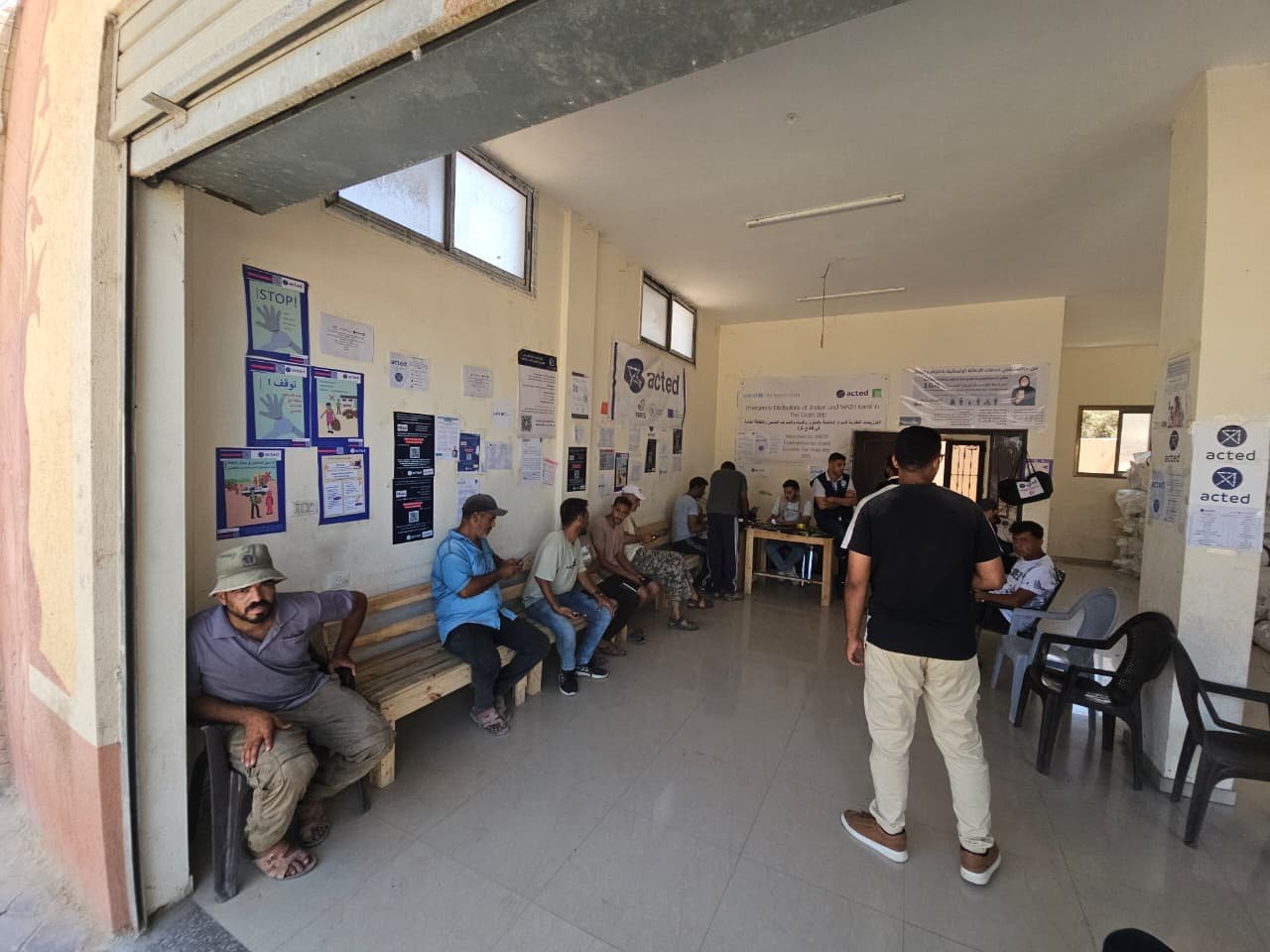 In Partnership with ACTED, Senabil Association for Youth and Development Distributes Tents to Families in Marginalized Areas of Deir al-Balah and Al-Bureij
