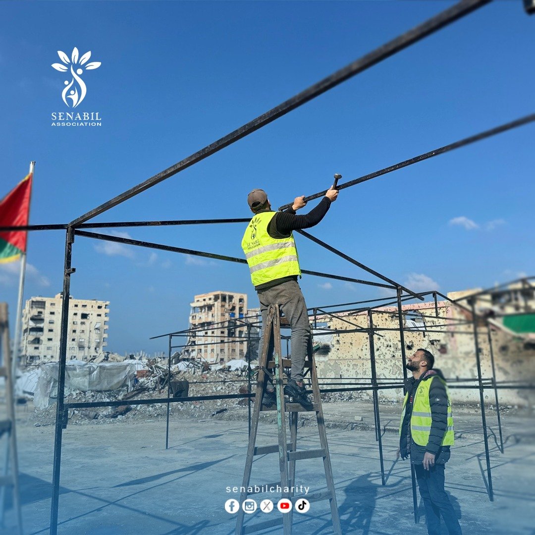 مؤسسة السنابل تبدأ بإنشاء مدرسة السنابل في غزة وتنقل تجربة التعليم من الجنوب إلى الشمال