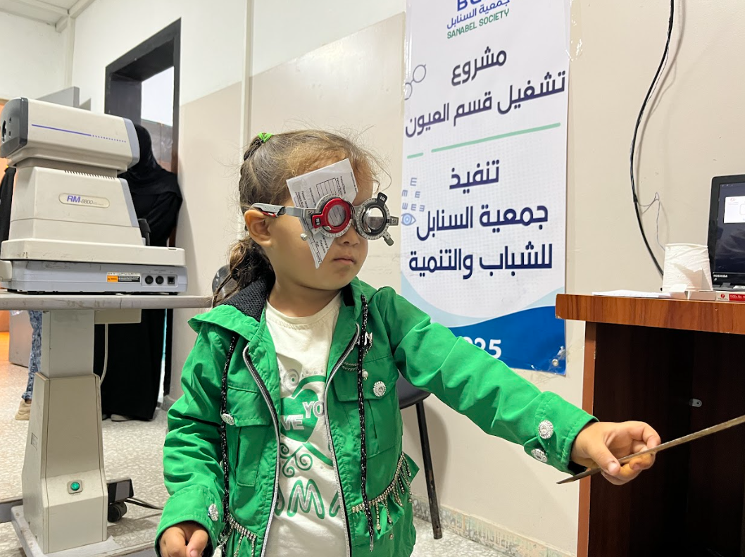 Operation of the Ophthalmology Department at Yaffa Hospital and Provision of Specialized Medical Equipment