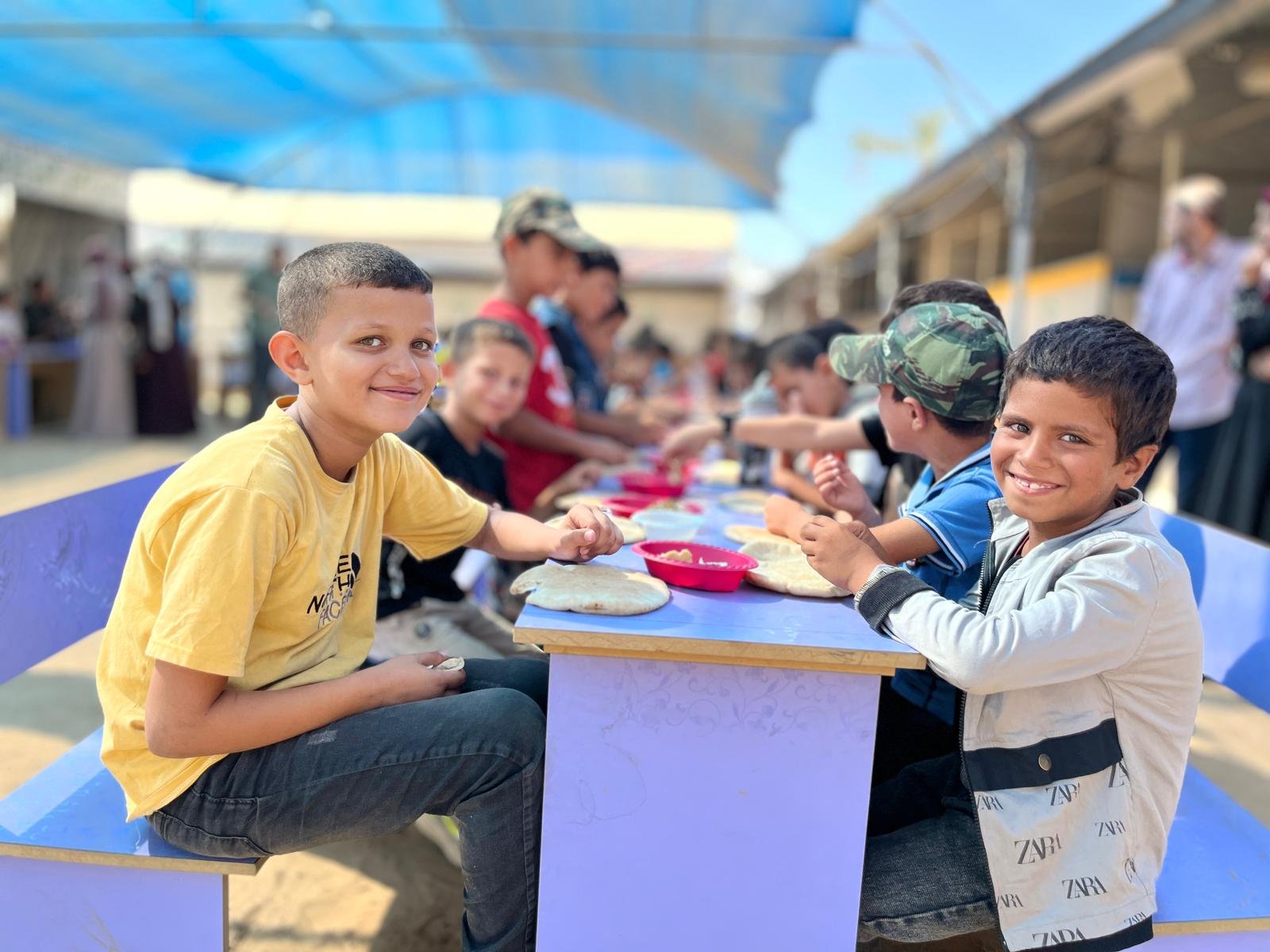 Group Breakfast for Orphan Children