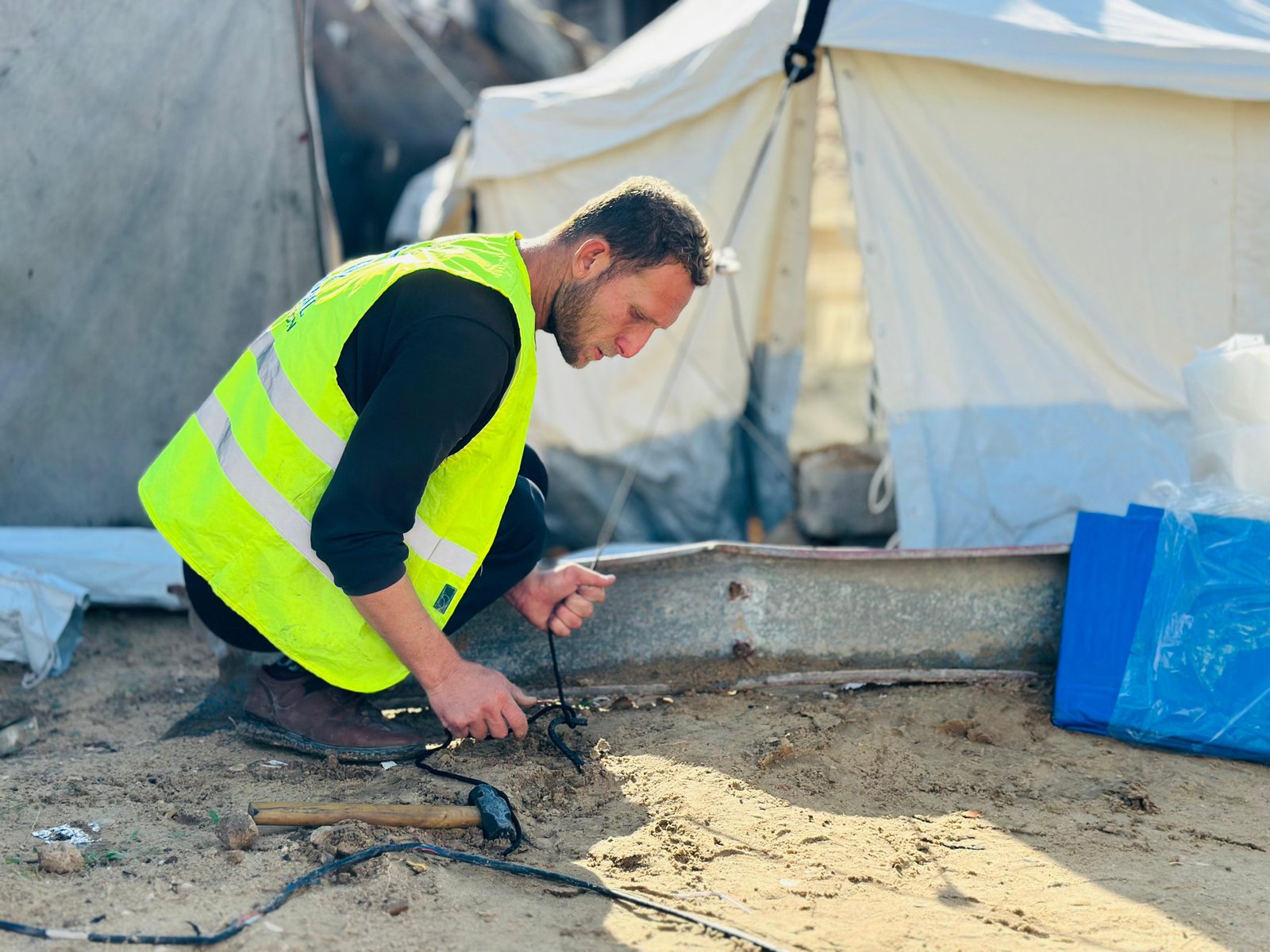 Emergency Relief Response to the Cold Wave in North and South Gaza under the “Gaza Winter… Peace & Warmth” Campaign