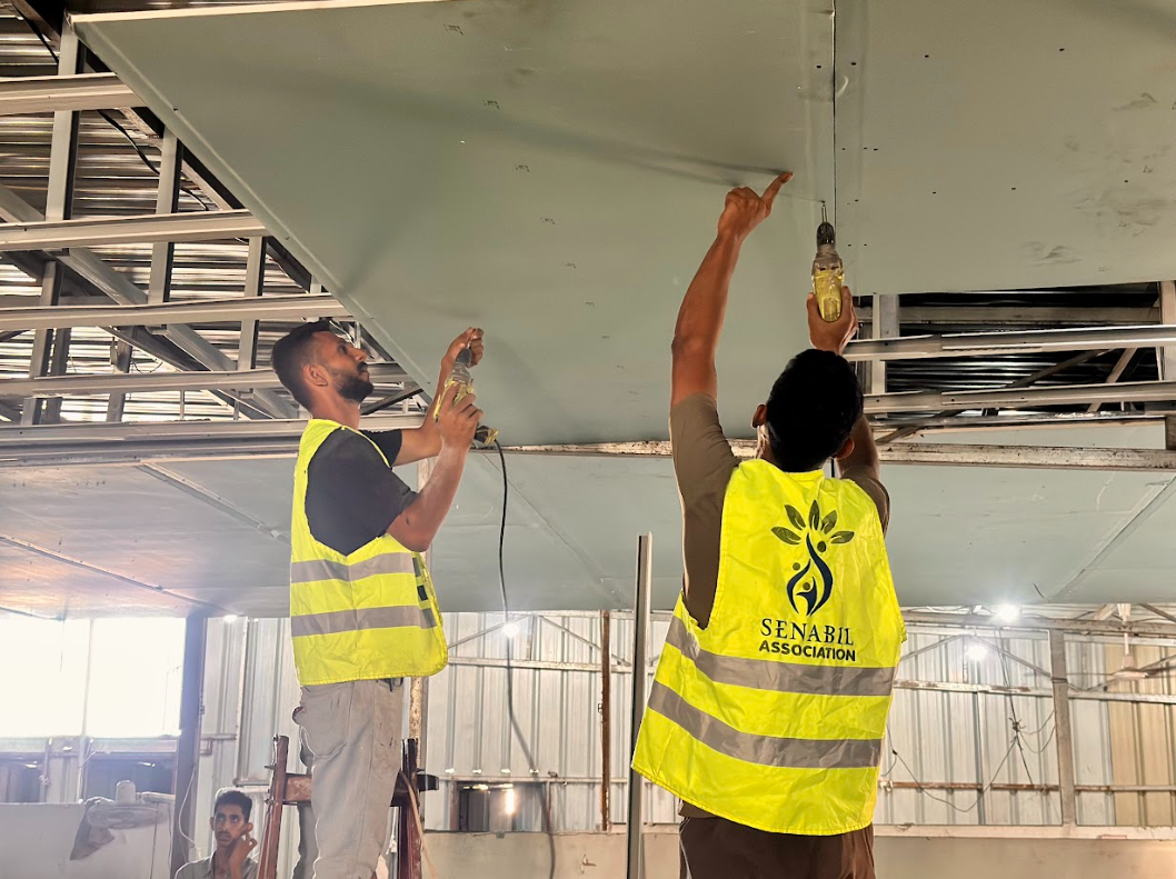 Rehabilitation and Preparation of the Male Inpatient Barracks – Al-Aqsa Martyrs Hospital